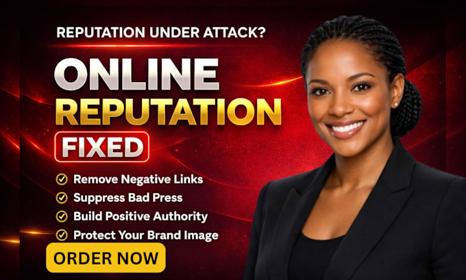 fix online reputation ORM reverse SEO remove bad links defamation remove mugshot