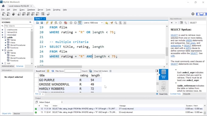 create sql query, design database, erd, mysql assignment