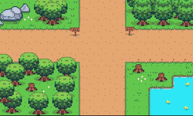 do pixel art tileset top down pixel art tilemap game assets for indie game props