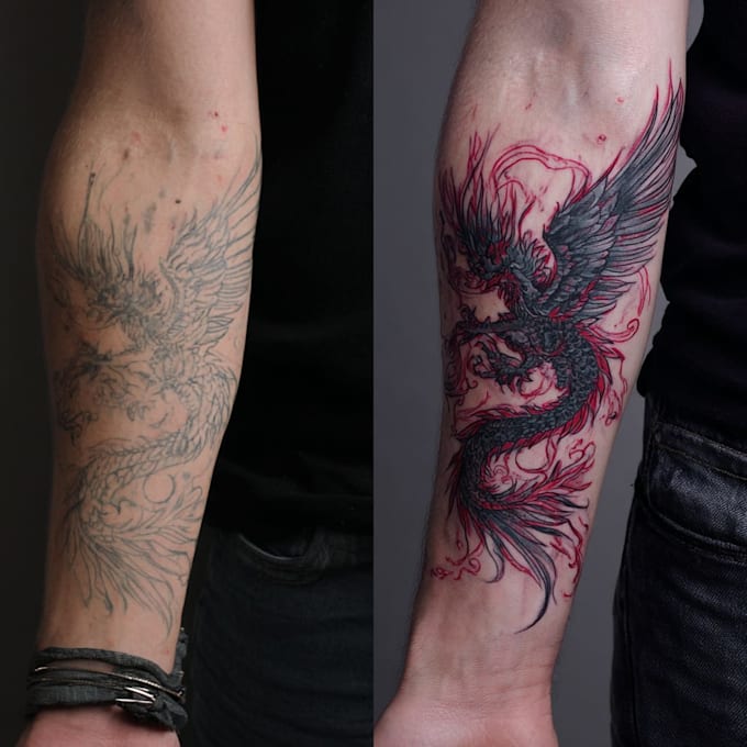 design professional tattoo and custom tattoo
