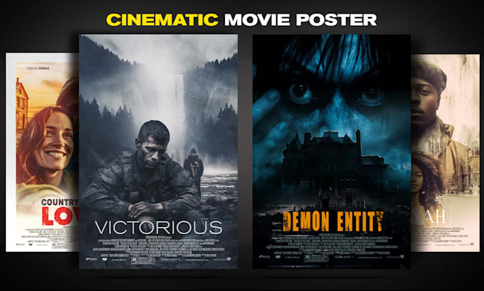 design a professional movie poster