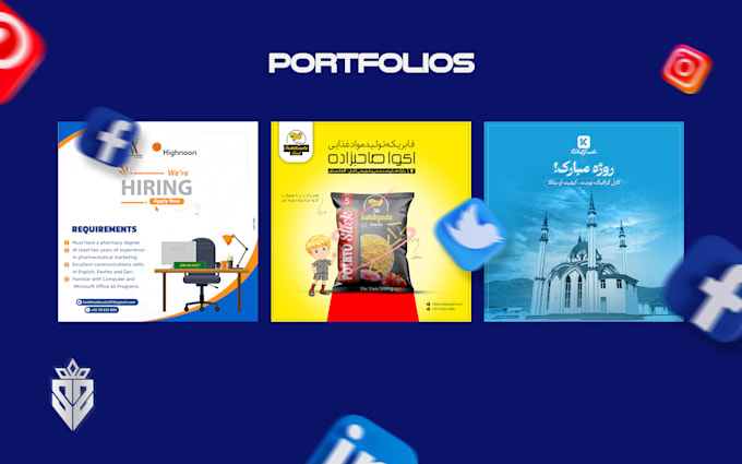 design creative social media posts