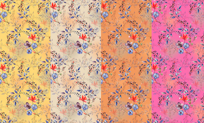 design floral seamless pattern for textile