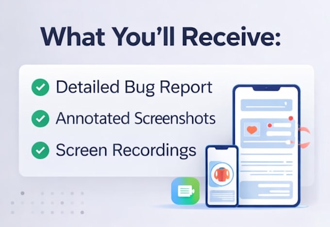 test your website or app and report bugs