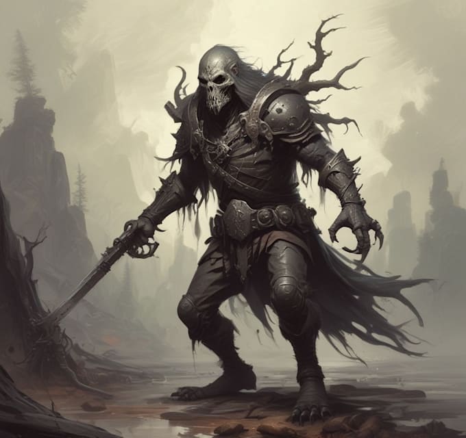 fantasy horror and fantasy horror character