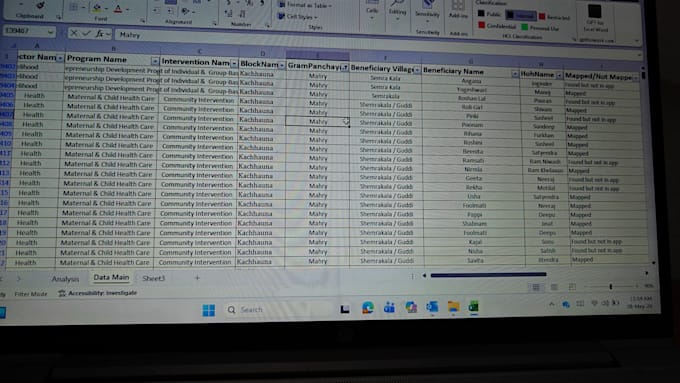 clean, merge, split and deduplicate messy excel data