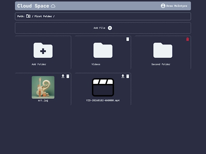 build a secure client portal or file sharing app