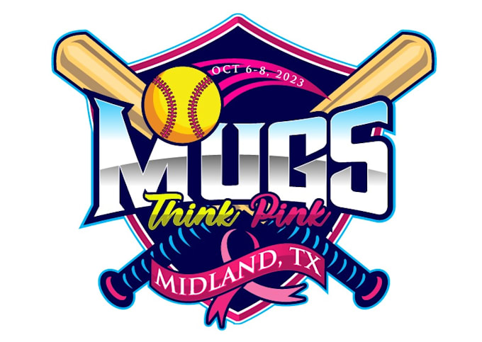 design modern softball logo with free vector files