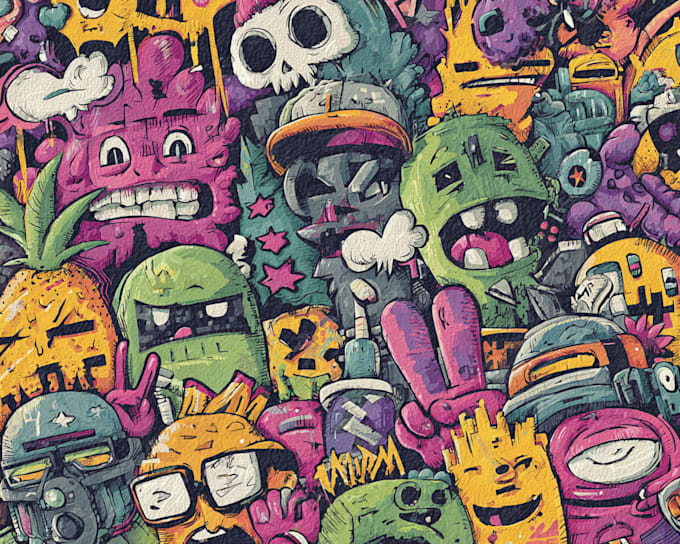 create a custom graffiti mural design for your space