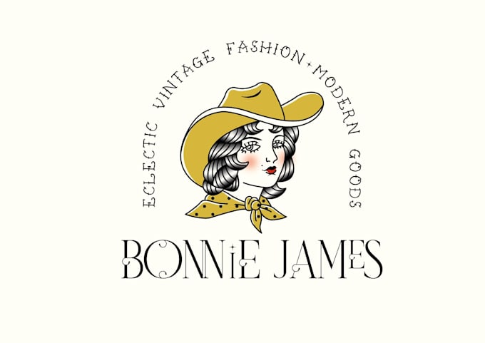 design an awesome creative modern vintage retro logo