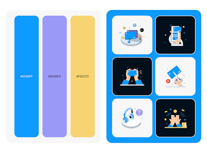 create professional illustrations for fintech and saas