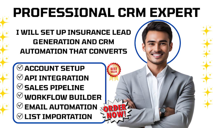 set up insurance lead generation and CRM automation that converts