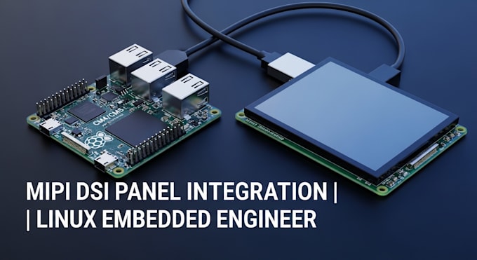 integrate mipi dsi panels on raspberry pi cm4, cm5 as linux embedded engineer