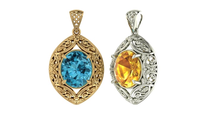 design custom 3d jewelry cad models for 3d printing
