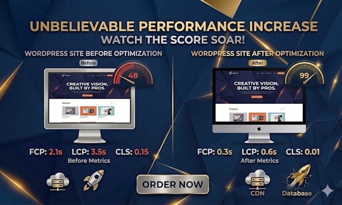 speed up wordpress website and improve core web vitals