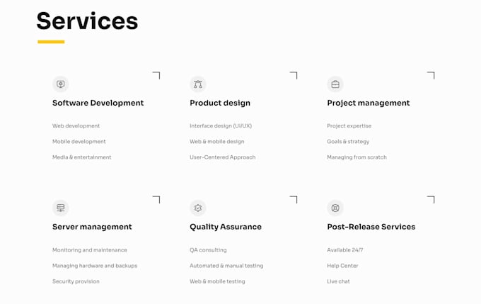do custom website development as full stack developer