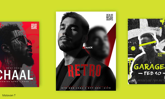 do premium promotional poster design