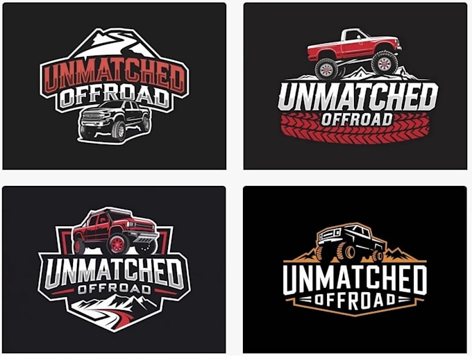 create captivating modern offroad logo design and redesign
