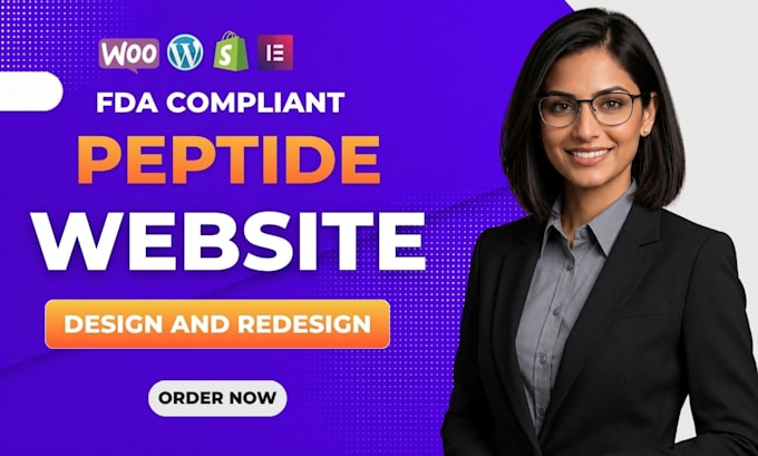 build fda compliant peptide website woocommerce peptide website research peptide