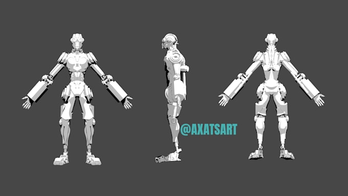 create a 3d modelled character