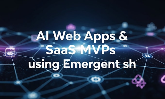 build an ai powered web app or saas website using emergent sh
