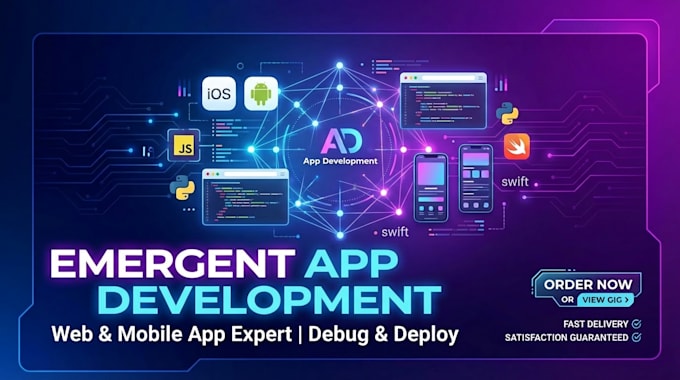 develop emergent sh debug glide app web app expert deploy emergent mobile app