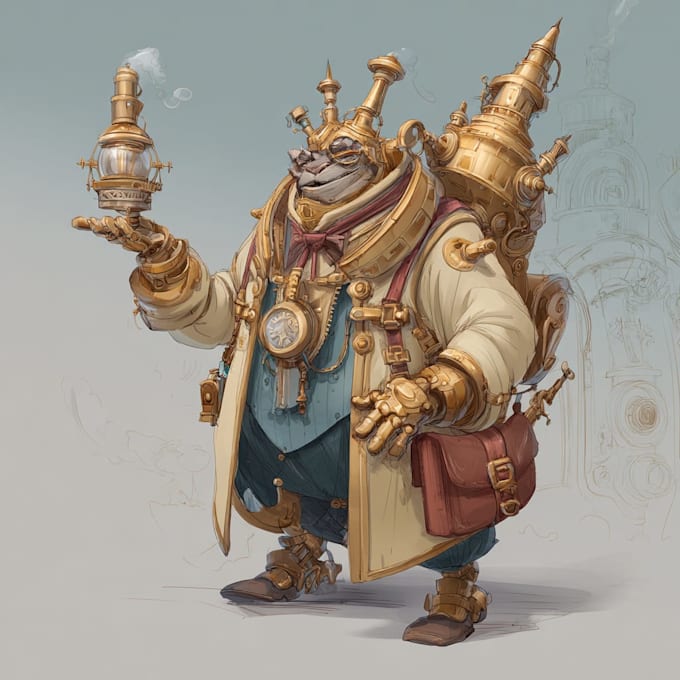 design a concept art character or object