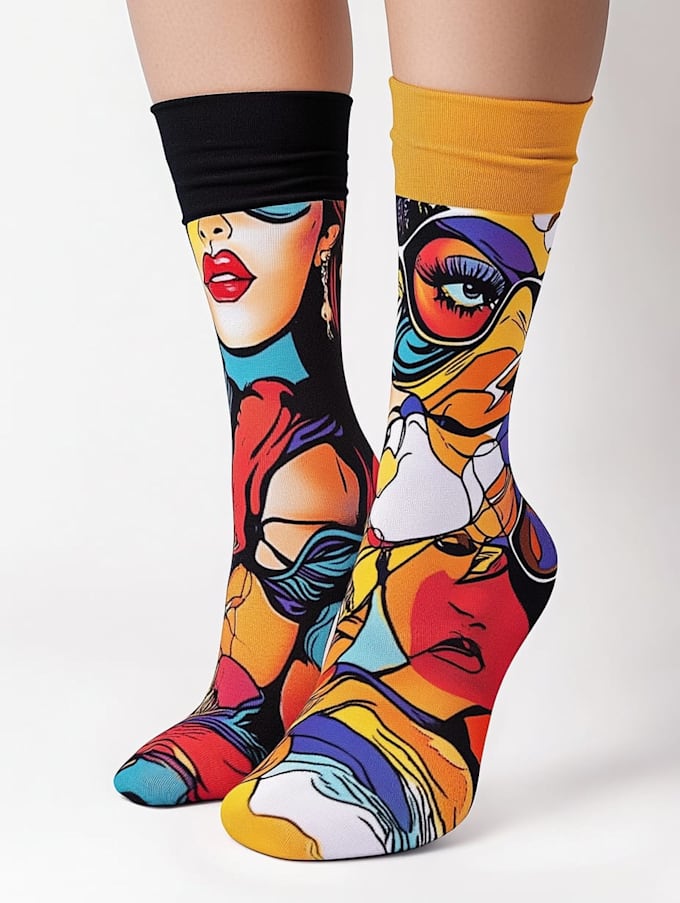 design unique socks design for your brand