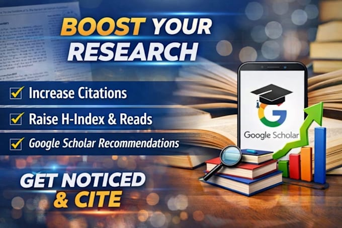 increase citation, h index reads, recommend google scholar