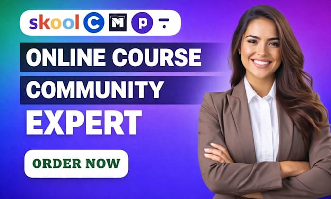 setup skool online community, skool course upload, skool course community