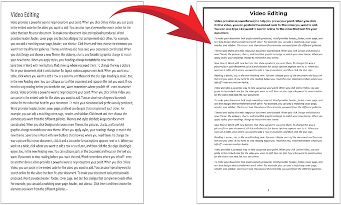 create professional word document, design, or redesign with perfect formatting