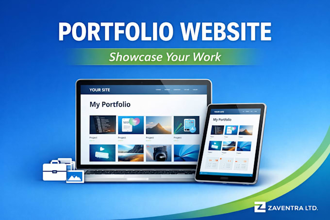 create a modern single page website for your business