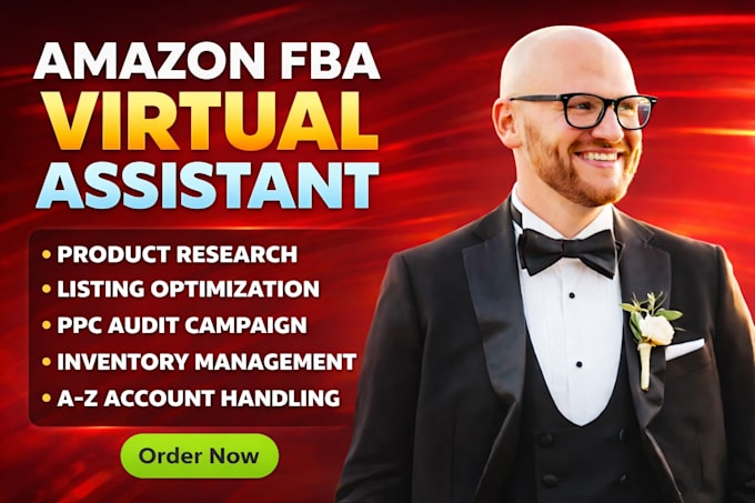 be expert amazon fba virtual assistant PPC pl and wholesale