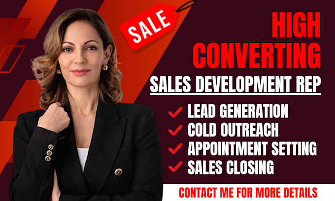 high ticket sales closer sdr sales representative salesperson b2b sales rep