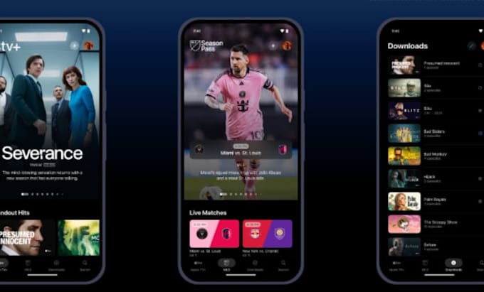 develop samsung tv app, live tv app, IOS app with epg and admin panel