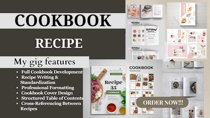 write and design cookbook recipe book cookbook formatting ebook formatting