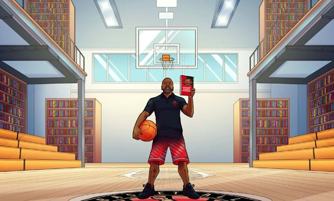 draw custom cartoon and comic book illustration, graphic novel, comic art