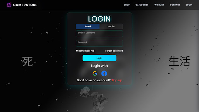 create modern responsive landing page in HTML CSS and java script