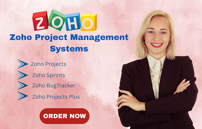 implement zoho projects, zoho sprints, zoho bugtracker and projects plus