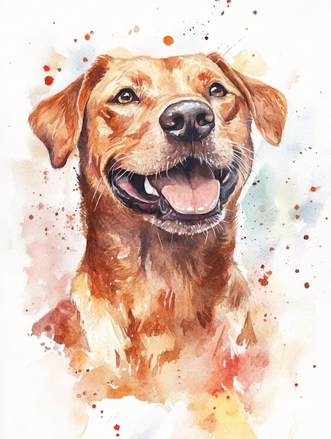 create a custom pet portrait