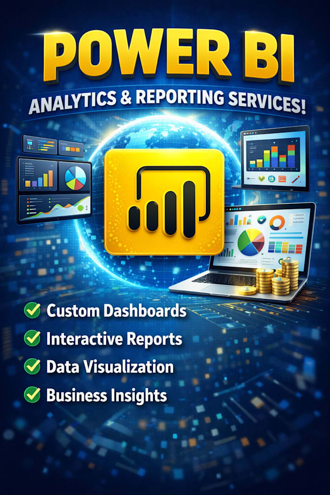 build excel power bi and tableau dashboards and data analysis