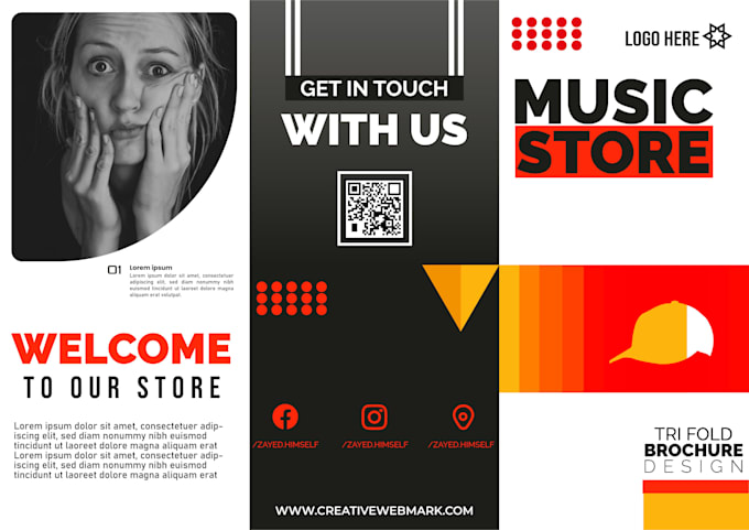 make attractive flyers and brochures