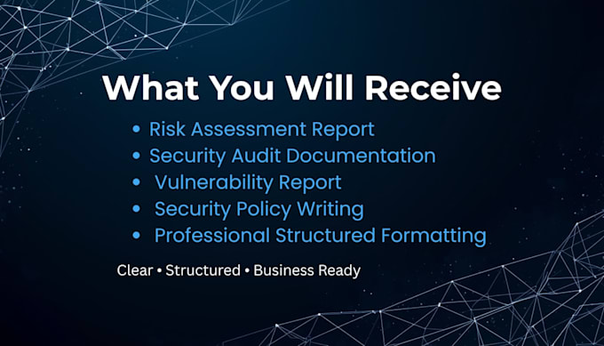 write professional cybersecurity and information security