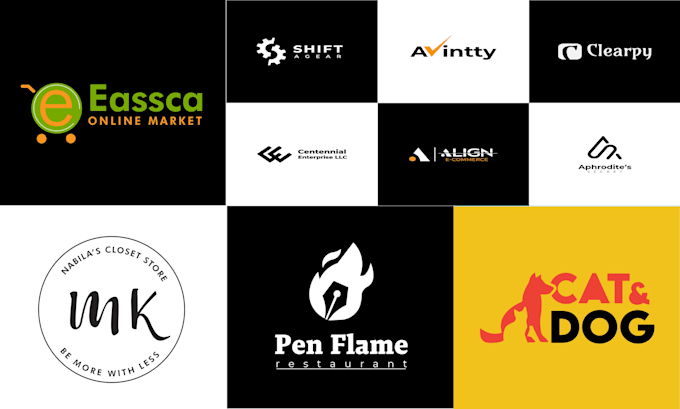 design a creative logo for amazon, shopify, ecommerce store, website