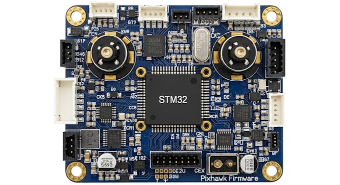 Design esc en drone flight controller pcb, stm32 schema en pixhawk firmware