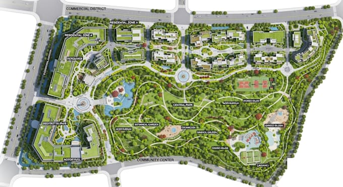 do site plan, masterplan and landscape design