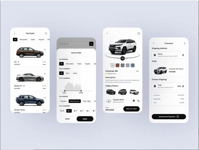 craft custom car marketplace app