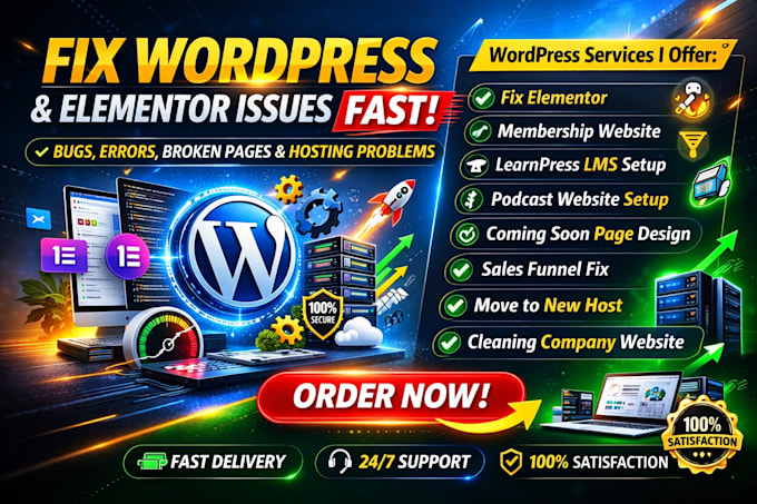 setup wordpress membership website wordpress sales funnel fix elementors errors