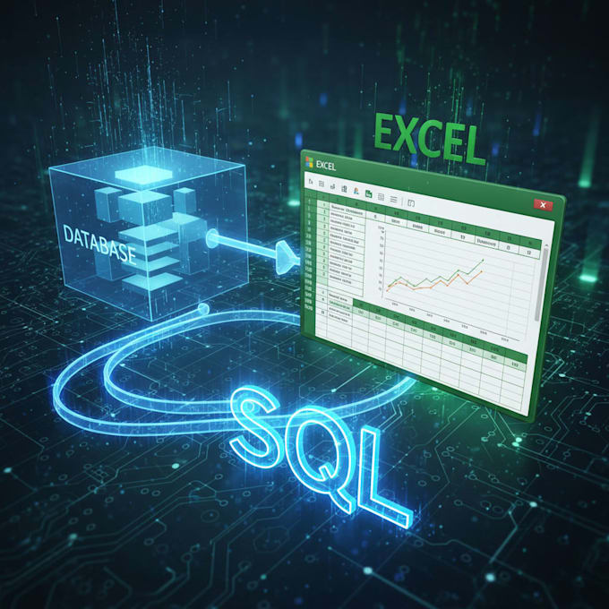 write sql queries, stored procedures and manage excel data