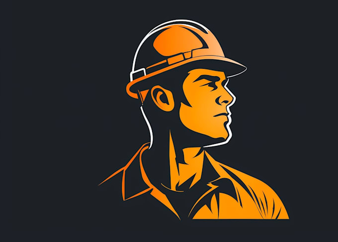 design construction, roofing, handyman or plumbing logo